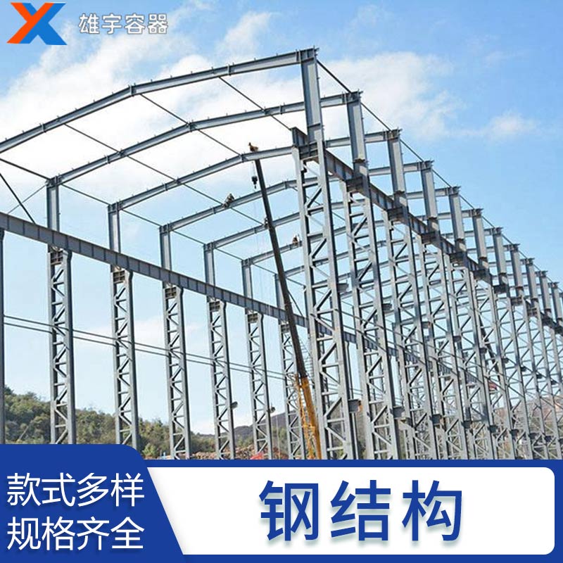 廠家熱銷鋼結構 生產設計一體化廠房棚 定製鋼膜結構